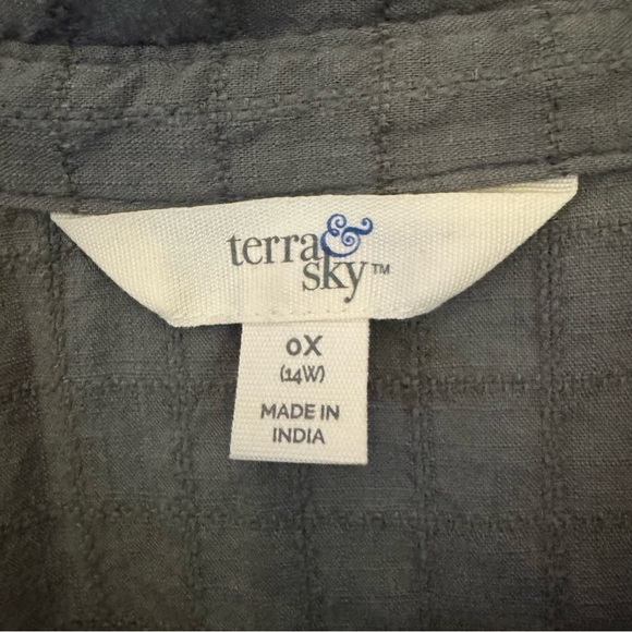 Olive green Button-Up Short Sleeve mini Dress - Picture 5 of 9